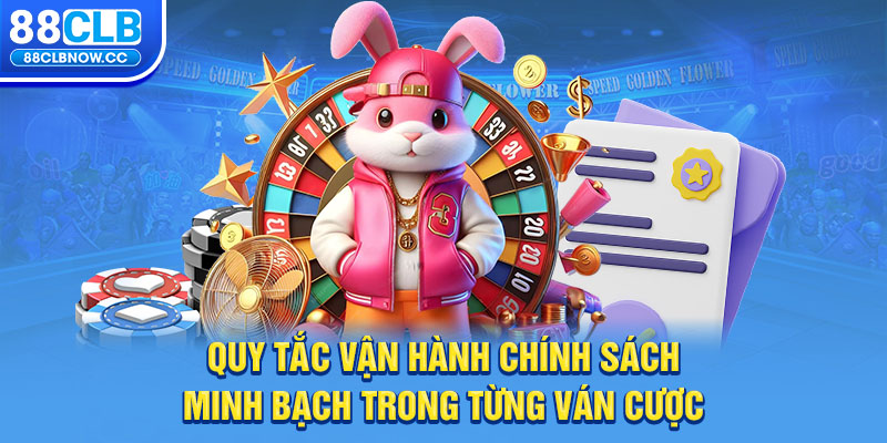 Quy tắc vận hành chính sách minh bạch trong từng ván cược